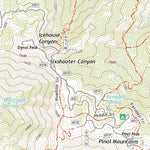 United States Geological Survey Pinal Peak, AZ (2021, 24000-Scale) digital map