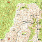 United States Geological Survey Pinal Ranch, AZ (1948, 24000-Scale) digital map