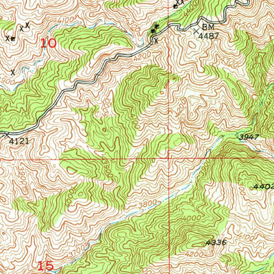 United States Geological Survey Pinal Ranch, AZ (1948, 24000-Scale) digital map