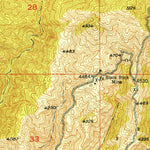 United States Geological Survey Pinal Ranch, AZ (1949, 24000-Scale) digital map