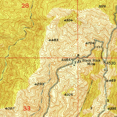 United States Geological Survey Pinal Ranch, AZ (1949, 24000-Scale) digital map