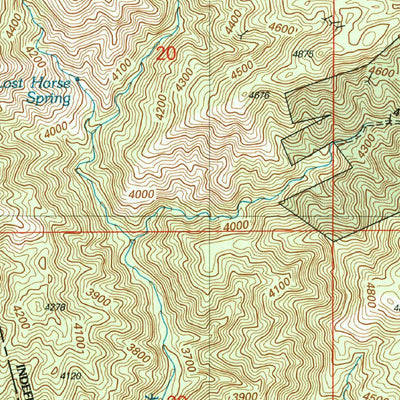 United States Geological Survey Pinal Ranch, AZ (2004, 24000-Scale) digital map