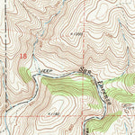 United States Geological Survey Pinalito Canyon, CA (1969, 24000-Scale) digital map