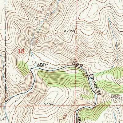 United States Geological Survey Pinalito Canyon, CA (1969, 24000-Scale) digital map
