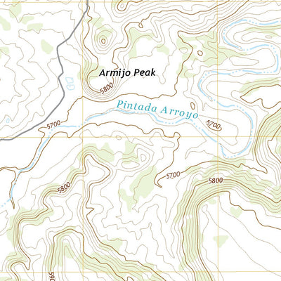 United States Geological Survey Pinavete Canyon, NM (2020, 24000-Scale) digital map