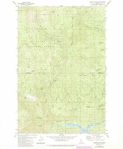 United States Geological Survey Pinchot Butte, ID (1981, 24000-Scale) digital map