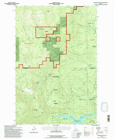 United States Geological Survey Pinchot Butte, ID (1994, 24000-Scale) digital map