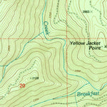 United States Geological Survey Pinchot Butte, ID (1994, 24000-Scale) digital map