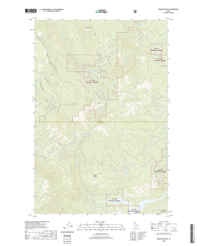 United States Geological Survey Pinchot Butte, ID (2020, 24000-Scale) digital map