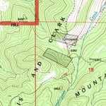 United States Geological Survey Pinchout Creek, MT (1995, 24000-Scale) digital map