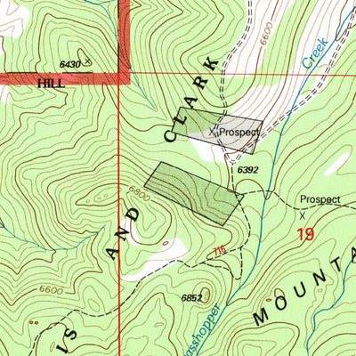 United States Geological Survey Pinchout Creek, MT (1995, 24000-Scale) digital map