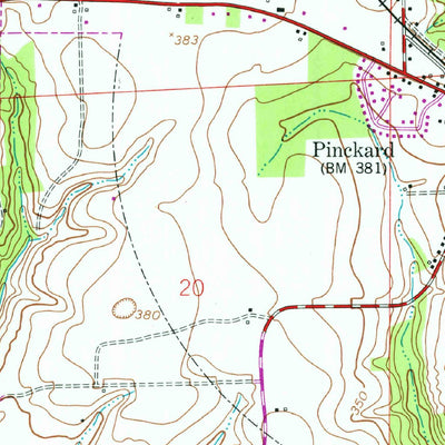 United States Geological Survey Pinckard, AL (1960, 24000-Scale) digital map