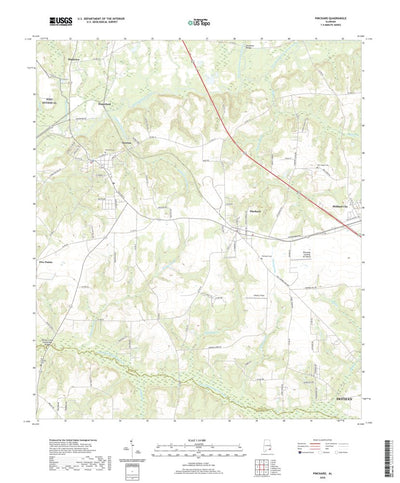 United States Geological Survey Pinckard, AL (2020, 24000-Scale) digital map