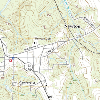United States Geological Survey Pinckard, AL (2020, 24000-Scale) digital map