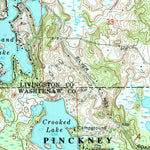 United States Geological Survey Pinckney, MI (1965, 24000-Scale) digital map