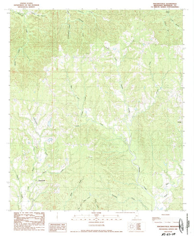 United States Geological Survey Pinckneyville, MS (1988, 24000-Scale) digital map