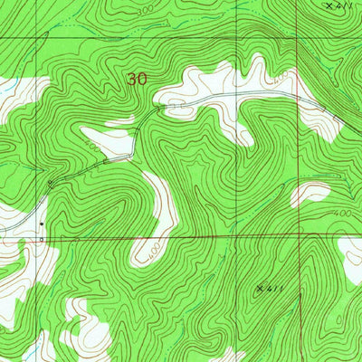 United States Geological Survey Pine Apple North, AL (1981, 24000-Scale) digital map
