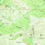 United States Geological Survey Pine, AZ (1952, 62500-Scale) digital map