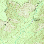 United States Geological Survey Pine, AZ (1973, 24000-Scale) digital map