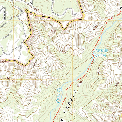 United States Geological Survey Pine, AZ (2021, 24000-Scale) digital map