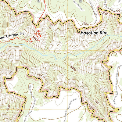 United States Geological Survey Pine, AZ (2021, 24000-Scale) digital map
