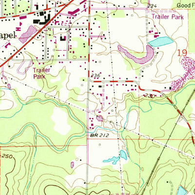 United States Geological Survey Pine Bluff, AR (1962, 24000-Scale) digital map