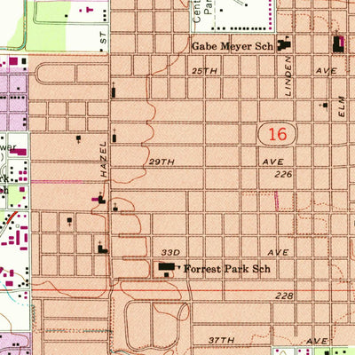 United States Geological Survey Pine Bluff, AR (1962, 24000-Scale) digital map