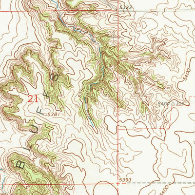 United States Geological Survey Pine Bluffs SE, WY-NE-CO (1963, 24000-Scale) digital map