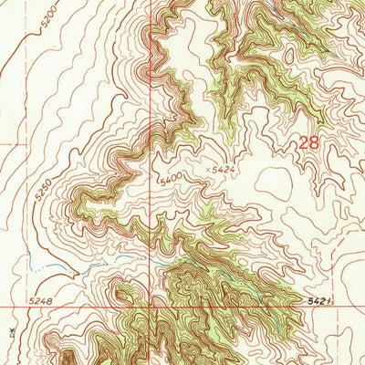 United States Geological Survey Pine Bluffs SE, WY-NE-CO (1991, 24000-Scale) digital map