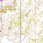United States Geological Survey Pine Bluffs, WY-NE (1963, 24000-Scale) digital map
