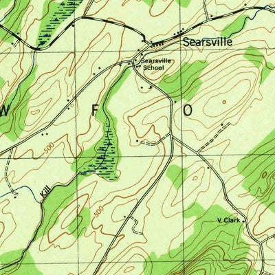 United States Geological Survey Pine Bush, NY (1943, 31680-Scale) digital map