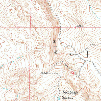 United States Geological Survey Pine Butte, WY (1968, 24000-Scale) digital map