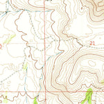 United States Geological Survey Pine Buttes, NM (1971, 24000-Scale) digital map