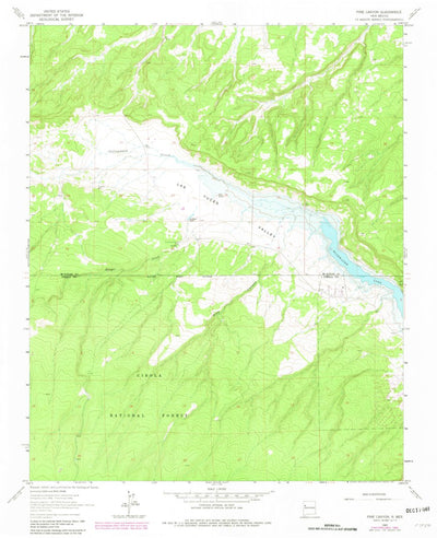United States Geological Survey Pine Canyon, NM (1963, 24000-Scale) digital map