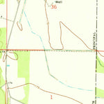 United States Geological Survey Pine City, AR (1971, 24000-Scale) digital map