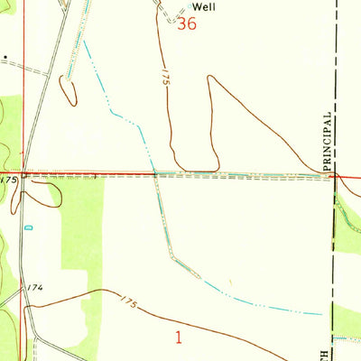 United States Geological Survey Pine City, AR (1971, 24000-Scale) digital map