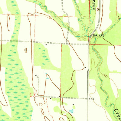 United States Geological Survey Pine City, AR (1971, 24000-Scale) digital map