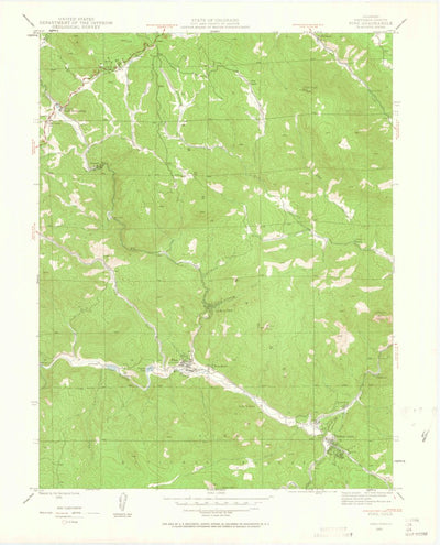 United States Geological Survey Pine, CO (1945, 24000-Scale) digital map