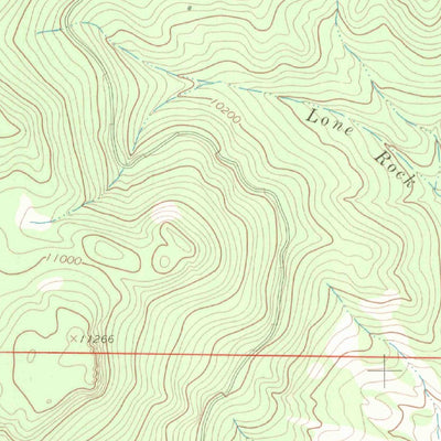 United States Geological Survey Pine Cone Knob, CO (1967, 24000-Scale) digital map