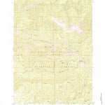United States Geological Survey Pine Creek Mountain, OR (1972, 24000-Scale) digital map