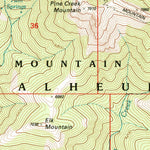 United States Geological Survey Pine Creek Mountain, OR (1998, 24000-Scale) digital map