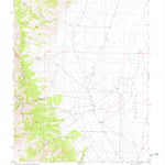 United States Geological Survey Pine Creek Ranch, NV (1971, 24000-Scale) digital map