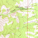 United States Geological Survey Pine Creek Ranch, NV (1971, 24000-Scale) digital map