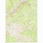 United States Geological Survey Pine Creek Rapids, ID (1991, 24000-Scale) digital map
