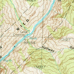 United States Geological Survey Pine Creek Rapids, ID (1991, 24000-Scale) digital map