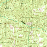 United States Geological Survey Pine Creek Ridge, ID (1991, 24000-Scale) digital map