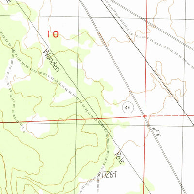 United States Geological Survey Pine Creek Valley, CA (1983, 24000-Scale) digital map