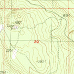 United States Geological Survey Pine Creek Valley, CA (1983, 24000-Scale) digital map