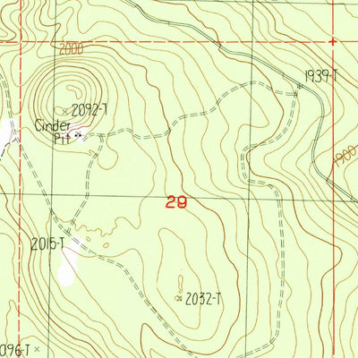 United States Geological Survey Pine Creek Valley, CA (1983, 24000-Scale) digital map