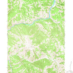 United States Geological Survey Pine Creek, WY (1965, 24000-Scale) digital map